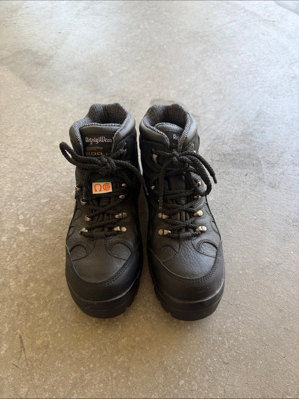 RefrigiWear Men's Black Insulated Work Boots